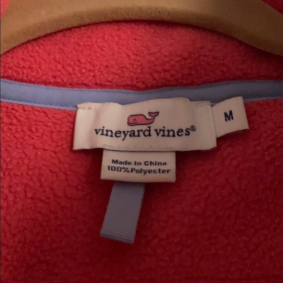 Vineyard Vines Pink fleece vest - Picture 2 of 3